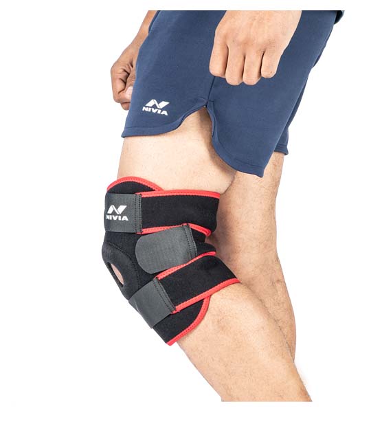 NIVIA 'Orthopedic' Knee Support With Patella Hole Adjustable Band