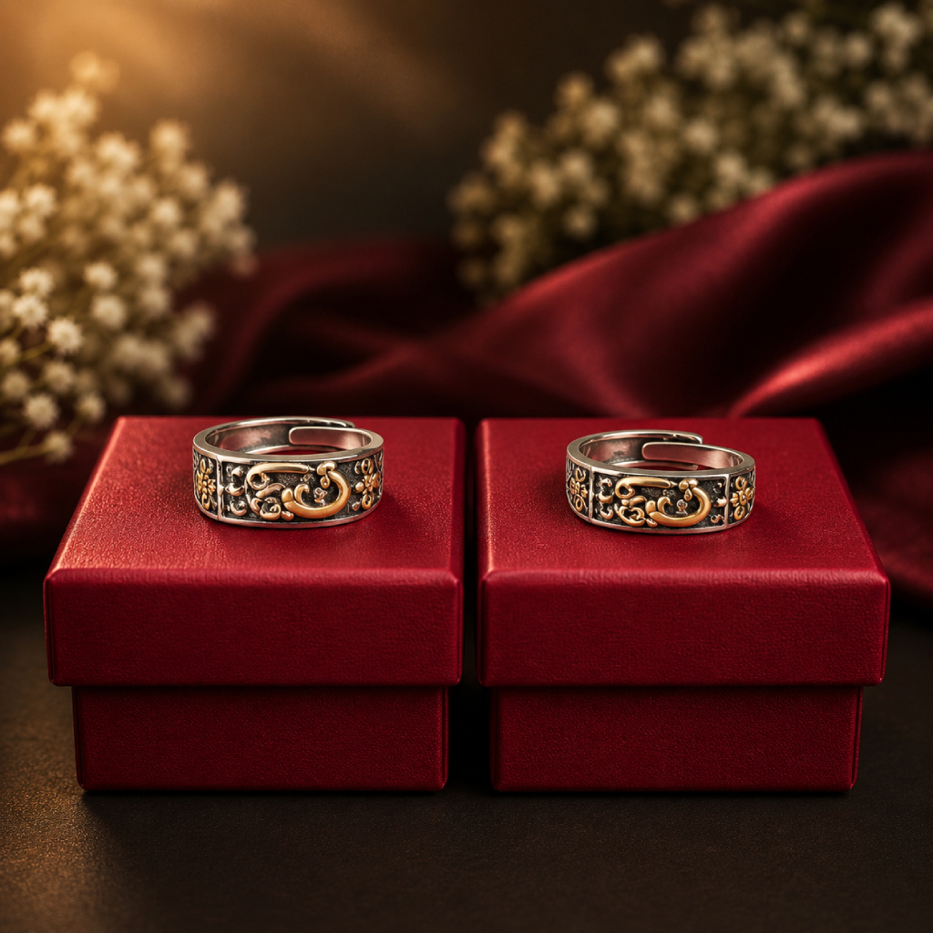 Adjustable Couple Rings