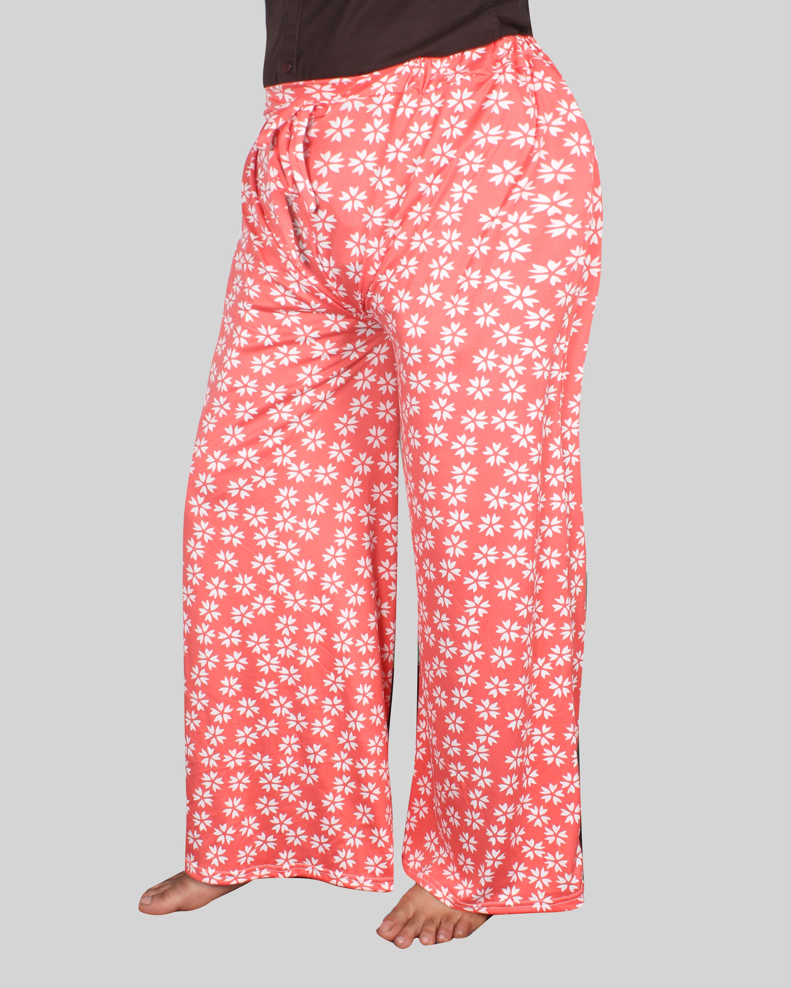 Women's Regular Fit Floral Pattern Makhan Palazzo Pants