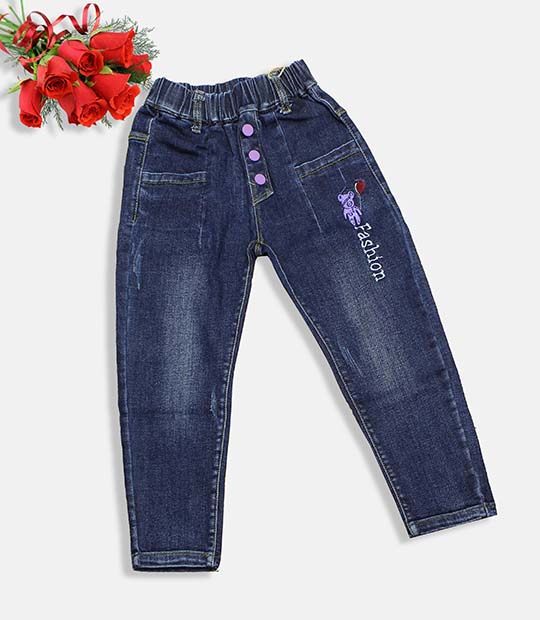 Baby Girl Fashionable Jeans Pant
