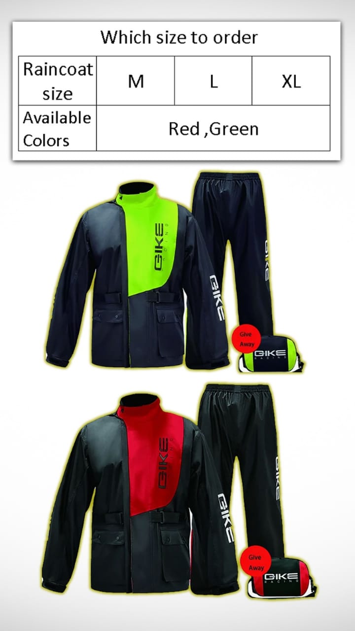 Adult Split Raincoat Suit Hooded Trousers Rainwear Waterproof Outdoor Hiking Men's Warning reflective Rain Jacket Raincoats