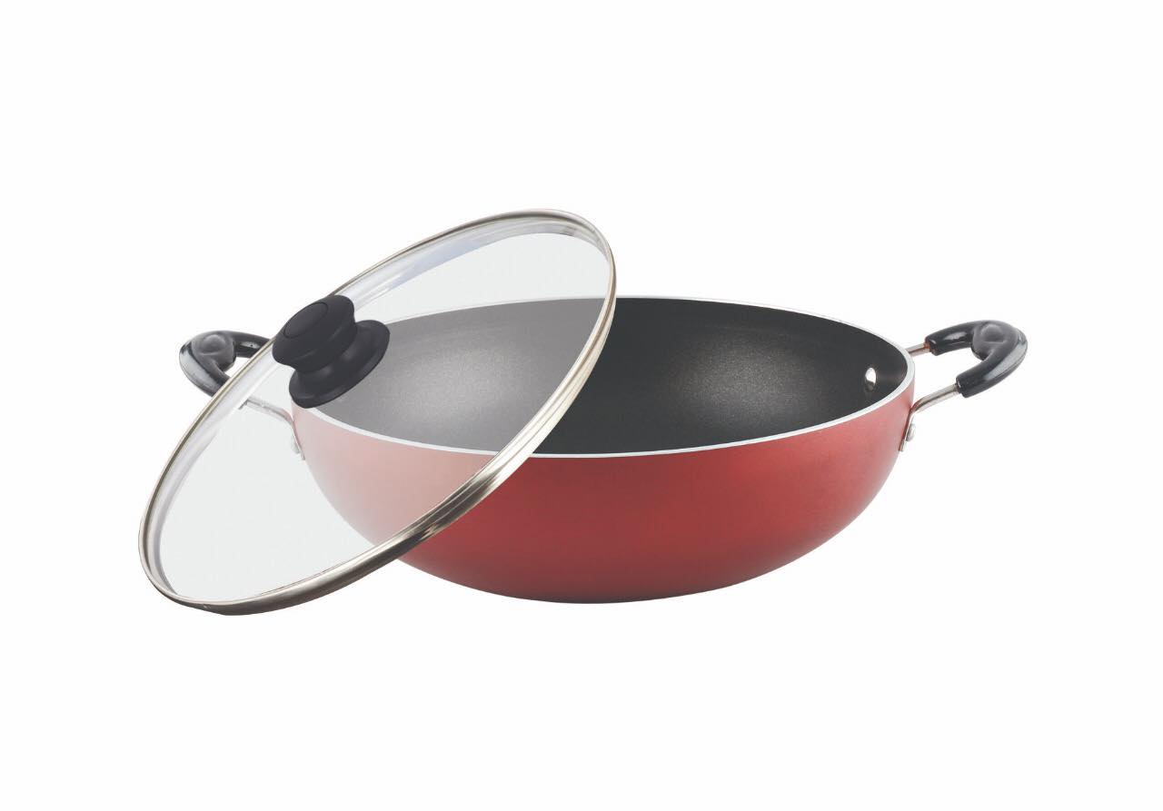 Deep Kadahi Non Stick CookWare Marble Coated