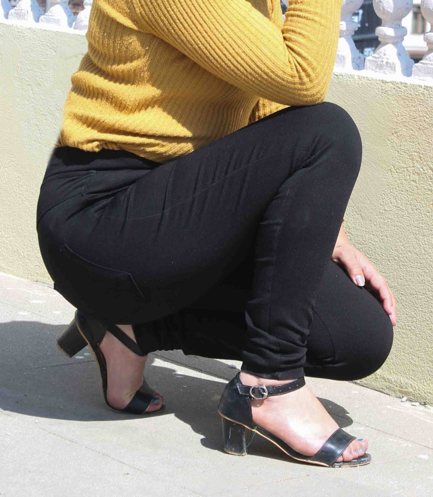 Women's  Straight Leg Elastic Waist Pull On Pants